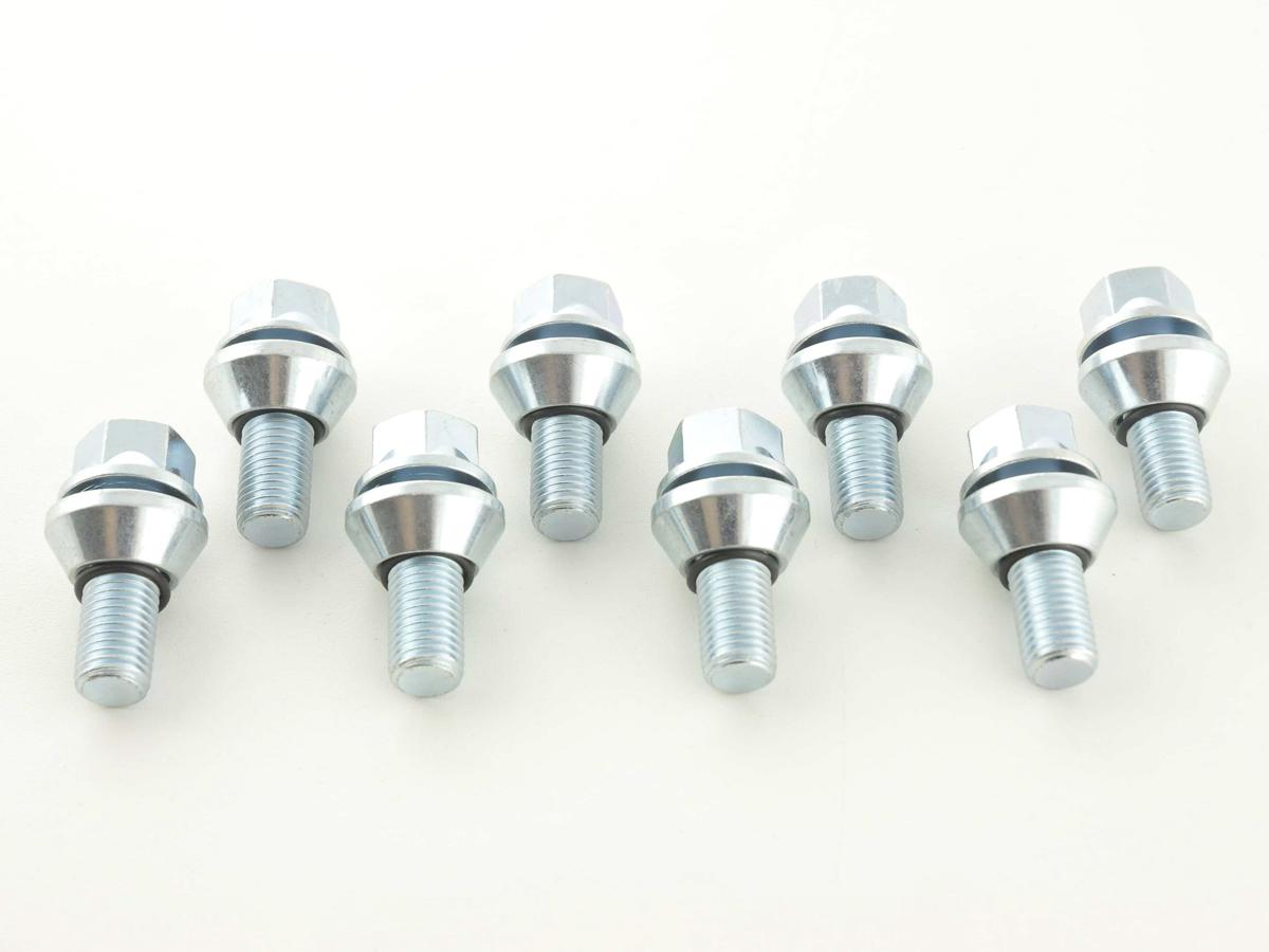 Radschrauben Set (8 Stk.) Schaftlänge 21mm Kegelbund silber M14x1,5 Radschrauben Set (8 Stk.) Schaftlänge 21mm Kegelbund silber M14x1,5